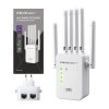 Wzmacniacz Sygnału Wi-Fi 5 QOLTEC Repeater, Access Point AC1200, 6 Anten, 2x RJ45