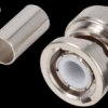 R141 082 161 BNC plug, RG58/141, 50 ohms, crimp