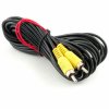 Kabel do kamer cofania i monitorów RCA 5m wtyk - wtyk + żyła zasilająca