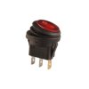 Przełącznik klawisz podś. hermet. 12-24V 20A 2-poz 1-tor 1xNO czerwony KCD8R-12VDC / 8969