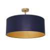 Lampa Sufitowa Ben Navy Blue/Gold 3Xe27 Mlp6457 Milagro