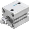 Siłownik pneumatyczny skok: 10mm Festo Ø 32mm dwustronnego działania Action 60mm ADN-32-10-A-P-A G 1/8