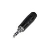 Złącza jack, Re-An Products 3.5 mm Swobodne zawieszanie Złącze TRS Męski 3 Czarny 500V