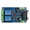 Moduł przekaźnikowy 2 kanałowy RS232 DB9 / TTL UART