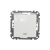 Łącznik 1-biegunowy z sygnalizacją załączenia, biały, Sedna Design i Elements SDD111101N