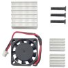Radxa RockPi4C+_Heat-Set Heatsink for Rock Pi 4C+ Black Heatsinks