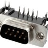 Connfly DS1037-09MNBKT7-0CC Listwa męska D-Sub DS1037-09MNBKT7-0CC, rzędy: 2, styki: 9, 1 szt.