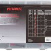 Zestaw zacisków krokodylowych VOLTCRAFT 1417395 1417395 Długość: 230 mm czarny, czerwony 42 szt.