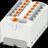 3273890 PTFIX distribution block, 10/12X4, white