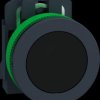 XB5FA21 Push button, complete, flush, black, 30mm, 1S, IP69K
