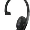EPOS BLUETOOTH WIRELESS Słuchawki nauszne Bluetooth Mono czarny Wyciszanie hałasów regulacja głośności, wyciszenie mikro