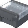 PC enclosure, (L x W x H) 89 x 80 x 47 mm, graphite gray (RAL 7024), IP66, 96021114