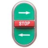 Napęd Przycisku Potrójny Zielony/Czerwony /Strzałki Lewo-Prawo Stop/ Z...