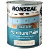 Ronseal 37483 Chalky Furniture Paint Country Cream 750ml