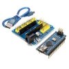 Płytka rozszerzeń + ATmega328P Nano V3 Wersja ulepszona z USB Geekcreit do Arduino - produkty,które współpracują z oficjalnymi p