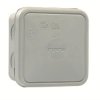 Puszka elektroinstalacyjna ścienna Polipropylen 90 x 90 x 49mm Jasnoszary IP65 Fibox