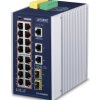 Switch PLANET IGS-20160HPT 16xPoE 2xSFP