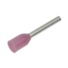 Końcówka; 8mm; 0,34mm2; rurkowa; izolowany; KRI034P08; różowy; proste; na przewód; zaciskany; 1 tor