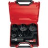 Zestaw Otwornic Hs-Mu 22-127Mm Z 5-Cioma Wiertłami Prowadzącymi W Walizce Hs...