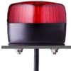 Lampa sygnalizacyjna LED AUER Signal PFL Multi stroboskopowy Czerwony LED 24V ac/dc Podstawa IP69, IP67
