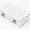 Magnes płytkowy neodymowy 40x10x4mm z otworami