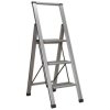 Sealey APSL3 Aluminium Professional Folding Step Ladder 3-Step 150kg Capacity