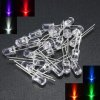 120 szt. Żarówek LED Emitujących diodę świetlną 5mm w kolorze białym,czerwonym,niebieskim,zielonym,żółtym i fioletowym