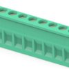 PCB terminal, 10 pole, pitch 5.08 mm, AWG 30-12, 15 A, cage clamp, green, 1-796634-0