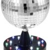 Kula dyskotekowa - zestaw Eurolite 42109267, z podstawką, z oświetleniem LED