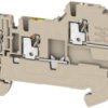 Initiator/actuator terminal block, push-in connection, 0.5-1.5 mm², 13.5 A, 4 kV, dark beige, 1992250000