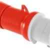 Przemysłowa wtyczka przenośna, prosta, 16A, 3p+E, 380...415 V AC, IP 44 PKE16M434
