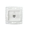 LOGI biały gniazdo RJ45 1x kat 6 komp. 02-1400-002