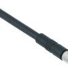 Sensor actuator cable, M5-cable plug, straight to open end, 3 pole, 2 m, PUR, black, 1 A, 79 3101 32 03