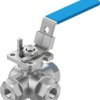 Zawór kulowy 11mm korpus ze stali nierdzewnej NPT 1/4 NPTcal Festo