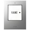 m-e 41302 BELL-500 Wireless Doorbell Button with Backlit Nameplate