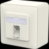 130D370002-I E-DAT Modul Cat.6a IDC 1 Port AP pure white