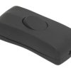 Przełącznik przelotowy Czarny 230V