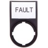 Tabliczka Opisowa Fault 50X30mm Czarna Prostokątna M22s-St-Gb8 216498
