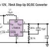 1.3MHz Step-Up DC/DC Converters with Integrated Schottky in ThinSOT
