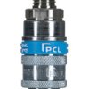 Szybkozłączka pneumatyczna PCL R 1/4 męskie rodzaj Żeński Gwintowany Stal 1/4in
