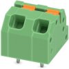 PCB terminal, 2 pole, pitch 5 mm, AWG 24-16, 16 A, spring-clamp connection, green, 1862275