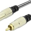 Audio kabel ednet 84596 84596, RCA/Cinch, 2.50 m