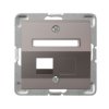IMPRESJA Obudowa gniazda pojedyncze typu Keystone skośna tytan GPK-1YS/p/23 OSPEL