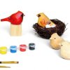 Hand-Carved Cardinal Bird DIY Painting Kit