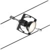 Lampa do systemu kablowego, niskonapięciowego Paulmann GU5.3 czarny (matowy), chrom