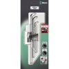 Wera 05073594001 950PKLS/9SM SB Chrome-Plated Metric L-Keys, 9-Piece Set