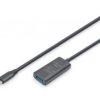 Kabel przedłużający aktywny, USB 3.2 5Gbps, USB-C - USB-A, 5m DA-73110