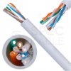 Kabel sieciowy U/UTP kat.5e skrętka 4x2x0,5mm wewnętrzny Eca PVC szary Alantec