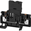Fuse terminal block, 2 pole, 0.5-4.0 mm², 36 V, 6.3 A, 2429870000