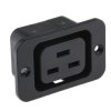Złącze IEC IEC C19 Montaż na panelu Żeński 16A Proste Schurter